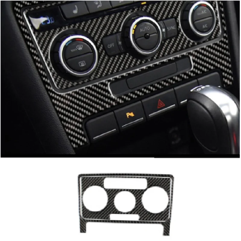 

Carbon Fiber Interior Trim Center Console Door Gear Panel Steering Wheel Decoration Fit For volkswagen beetle 2012-19