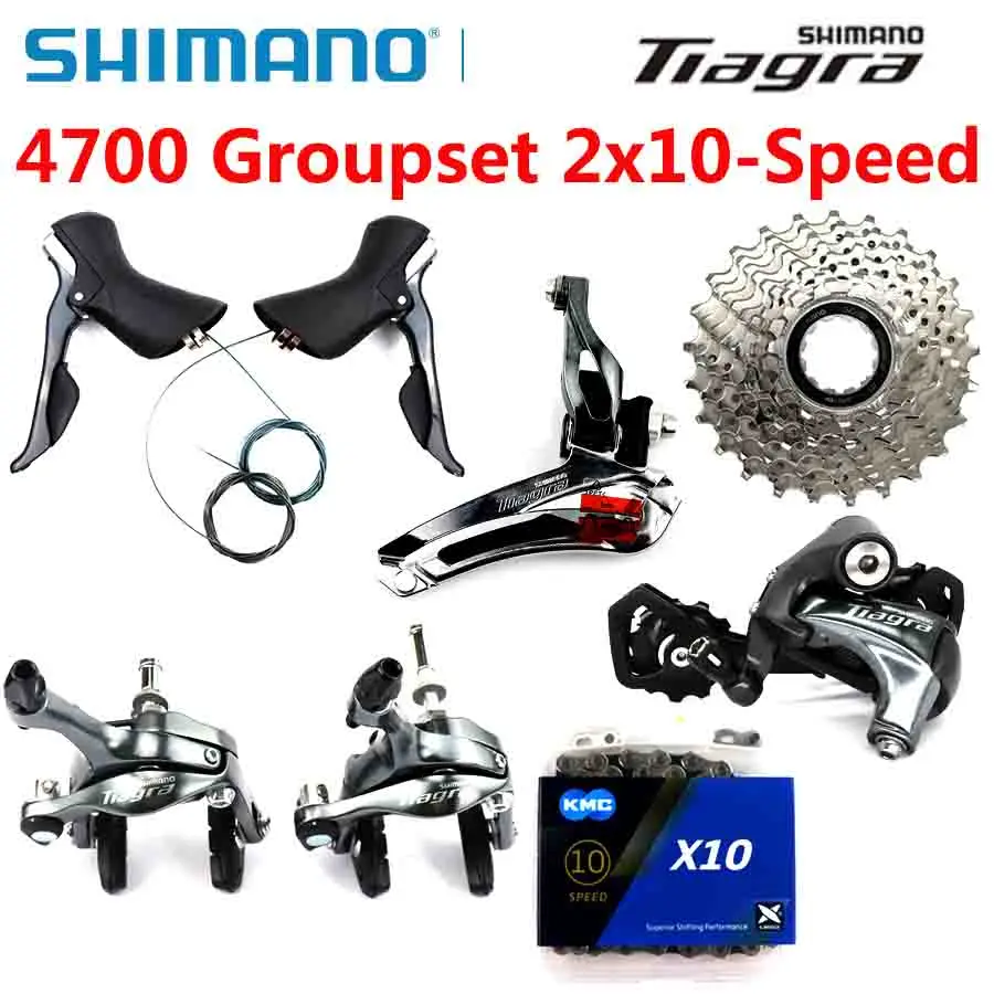 

Переключатель передач SHIMANO Tiagra 4700, шоссейный велосипед 4700, 2x0 скоростей, 20s, комплект переключателей 11-25 12-28 11-32T