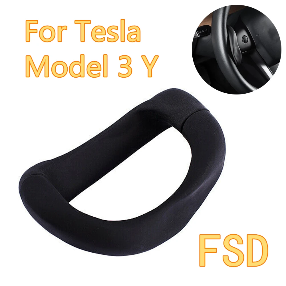 

Model 3Y Steering Wheel Control Booster Counterweight Ring Automatic FSD Assisted Driving For Tesla Model 3 Y Free Your Hands