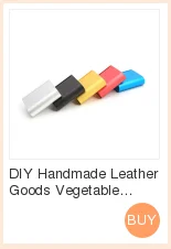 Кожевенное ремесло аксессуары материалы для изготовления браслетов, нержавеющая сталь Внутренний сердечник и растительного дубления кожа воловья нить