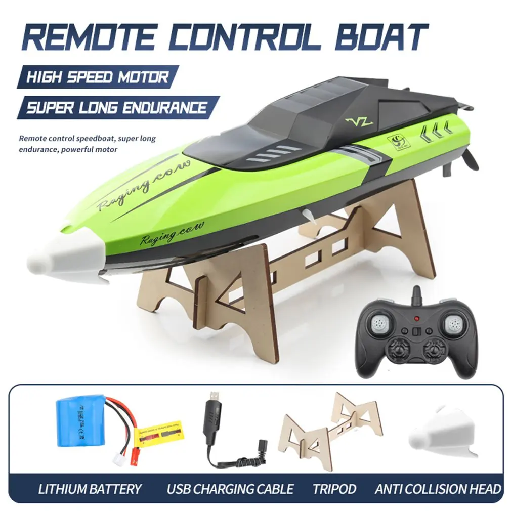 

C168 High-velocity Boat 2.4G Waterproof RC Boat Anti Collision Speedboat Remote Control Speedboat