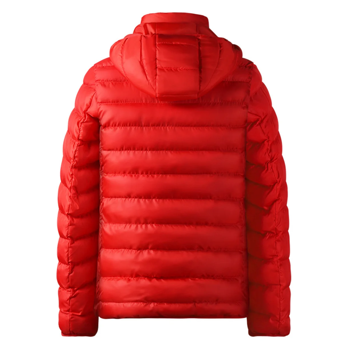 S-4XL Men Women USB Heated Jacket Down Waterproof Electric Heating Hooded Jacket Winter Thermal Clothing for Outdoor Sports Ski