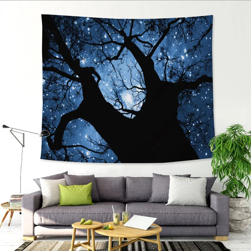 

Wall Hanging Tapestry Mandala Pattern Blanket Fashion Rectangle Tapestries Wall Hanging Decors Lion Moon Pattern Blanket Hot