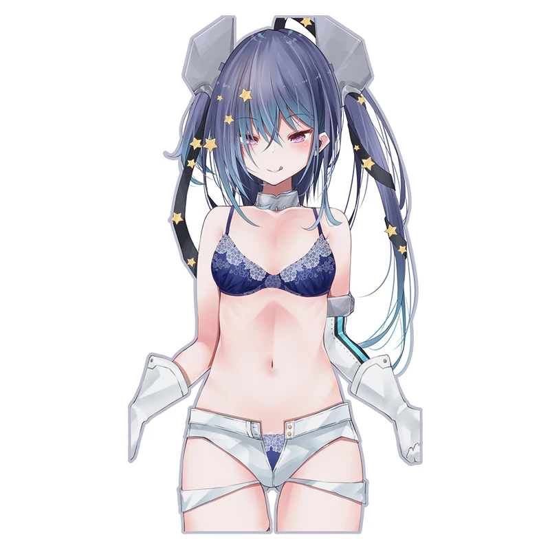 

D143 # Anime Cartoon Cute Girl Self-adhesive Car Sticker Vinyl Decal Waterproof for Motorcycle Bumper Laptop Car Window Door