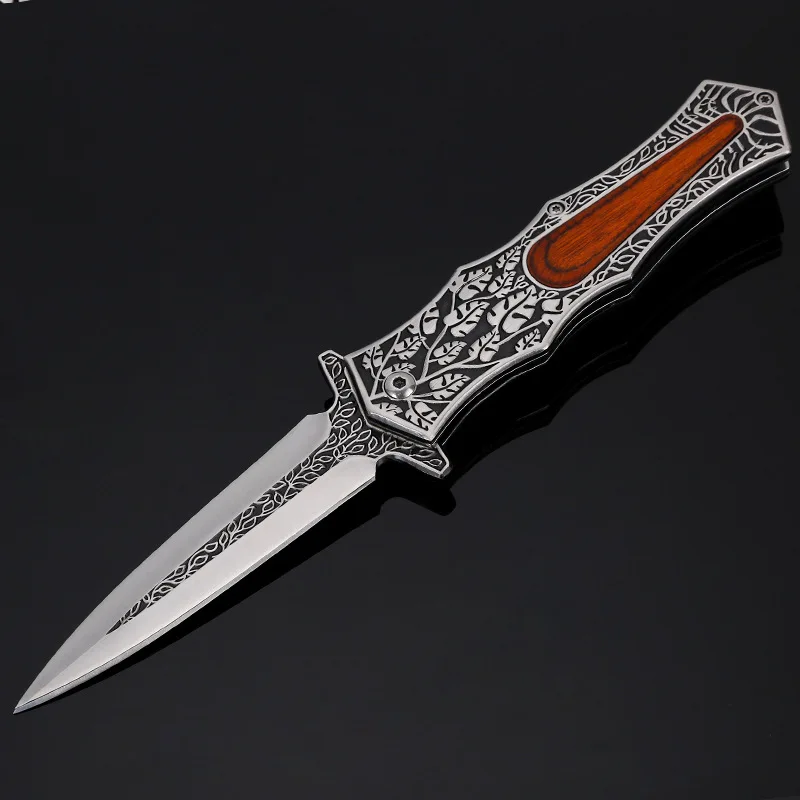 

Full Steel Folding Knife Tactics Survival Hunting Camping Survival 7CR13MOV Steel Folding Knife Pocket Knives Tool