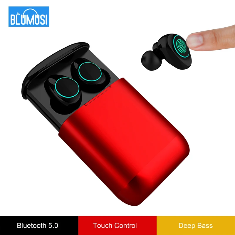 Bluetooth 5 0 наушники беспроводные TWS стерео звук свободные руки гарнитура Мини Бас