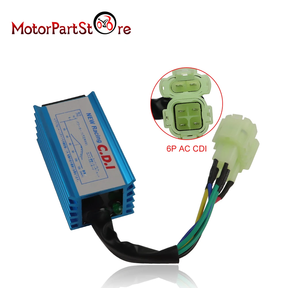 Новая производительность 6Pin AC гоночное Зажигание CDI для Honda XR100 CRF50 CRF70 CRF150 Мопед