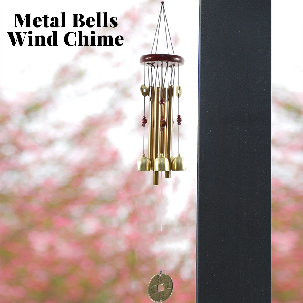 

Outdoor Living Wind Chimes Yard Garden Tubes Bells Copper Antique Windchime Wall Hanging Home Decor Decoration Wind Chimes