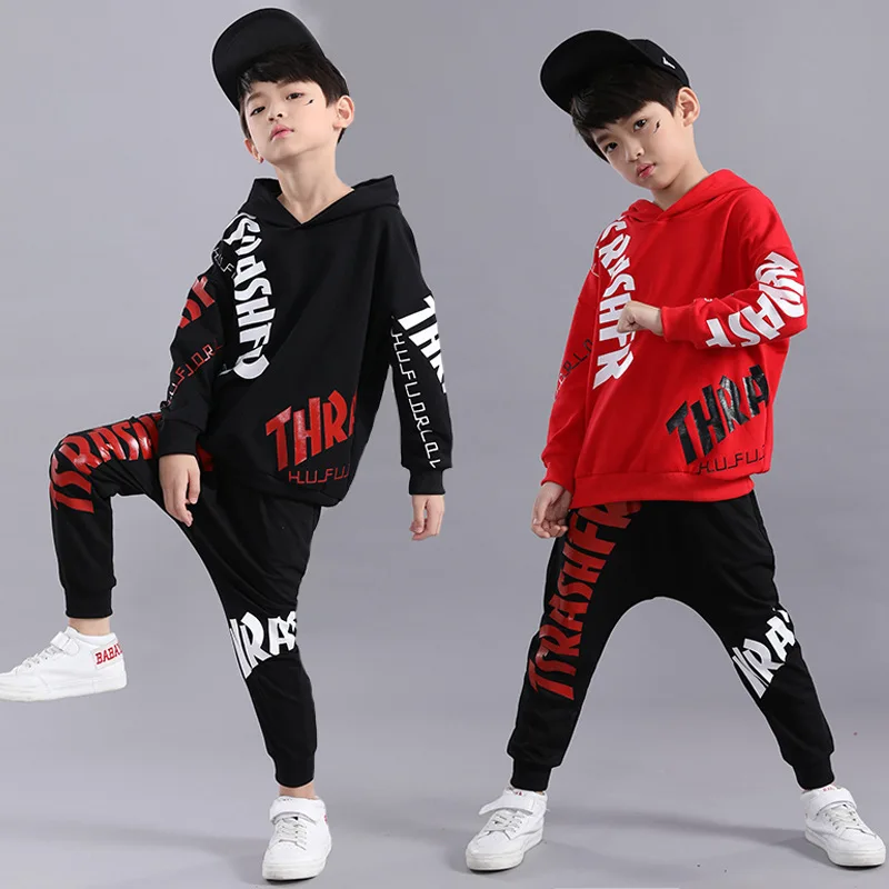 Детский костюм джаза в стиле хип-хоп для современных танцев модная одежда