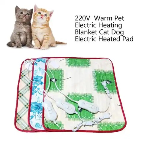 220 В одеяло для домашних животных с электрическим подогревом коврик с электрическим подогревом против царапин коврик для домашних животных...