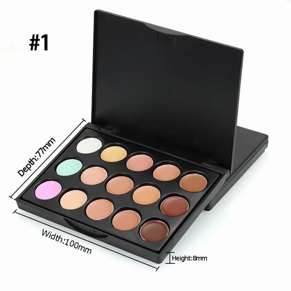 

1PCs 15 Colors Professional Face Makeup Concealer Palette Bronze Base Concealer Color Corrector Facial Makeup Dropshipping