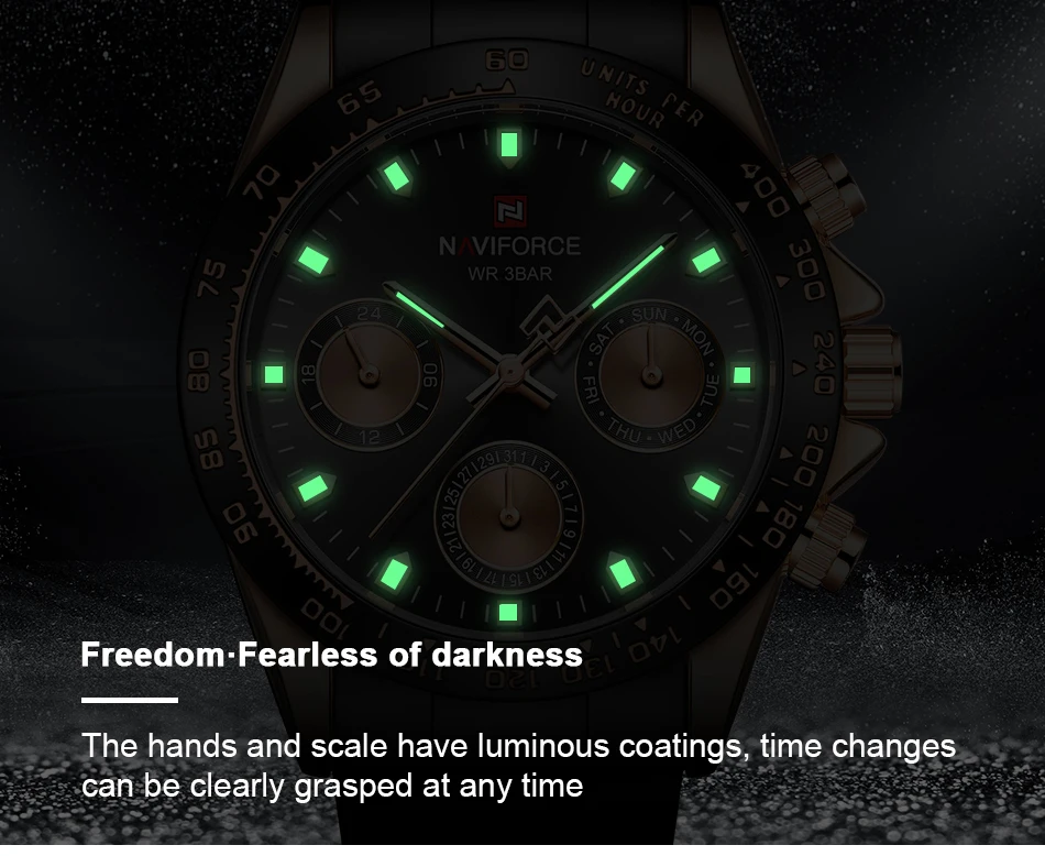 2021 New NAVIFORCE Top Brand Men's Quartz Watches Japan Seiko VX9J Clock Men Luxury Chronography Wristwatches Reloj Hombre | Наручные