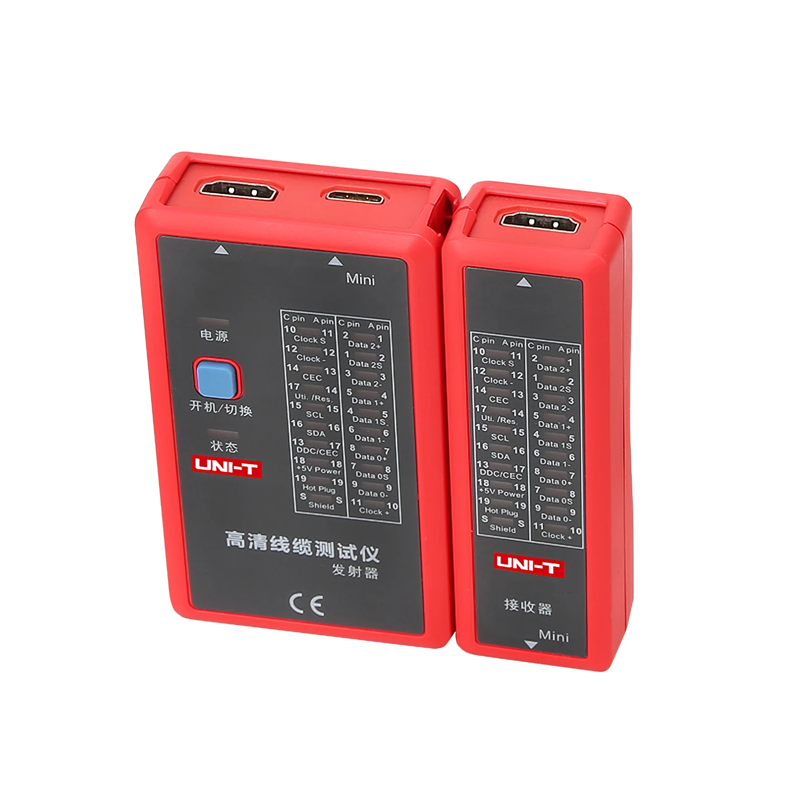 

UNI-T UT681 HDMI Cable Tester HDMI-Compatible Wire Tester Network Cable Tester LED Status Display HDMI/MINI-HDMI Line Detector