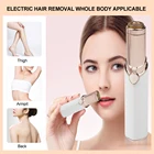 Электрический прибор для удаления волос в форме губной помады, инструмент для бритья для женщин, эпилятор для волос в подмышках и ногах, портативное мини-устройство для бритья