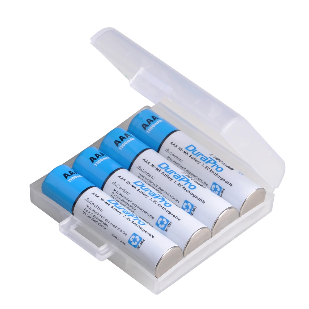 DuraPro 2800MAH AA or 1100mAH AAA Ni-MH Rechargeable Batteries for Camera Calculator MP3 Player ect | Электроника