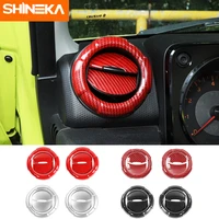 shineka interior accessories for jimny car dashboard air conditioning air outlet vent trim cover sticker for suzuki jimny 2019
