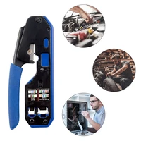 multifunction connector crimping pliers tool cable 8p6pcat5cat6 crystal head clip clamp wire stripping squeeze cutting tools