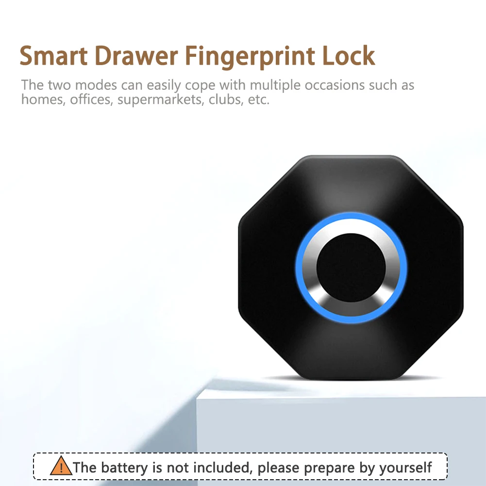 

Battery Powered Drawer Intelligent Gym Smart Biometric Keyless Furniture File Cabinet Door Anti Theft School Fingerprint Lock