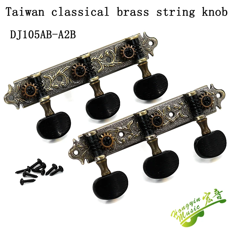 Clássicos de Guitarra Tripleta tipo Botão Todos os Acessórios de Metal Cor de Cobre Taiwan Botões Botão
