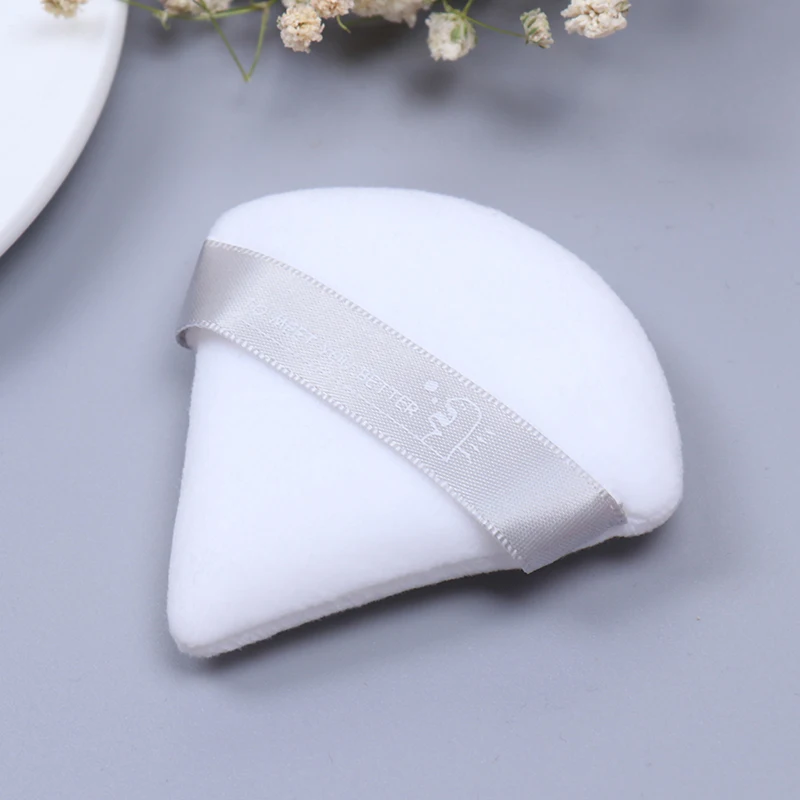 

1pcs/2pcs Cosmetic Puff Makeup Sponge Triangle Velvet Foundation Cream Mini Make Up Sponge Make Up Tools