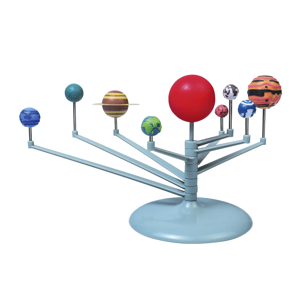 

Kids DIY Solar System Planets Model Toy Science Planetarium Preschool Educational Toy - Size 21.5x18.2x6.5CM/8.5x7.2x2.56in