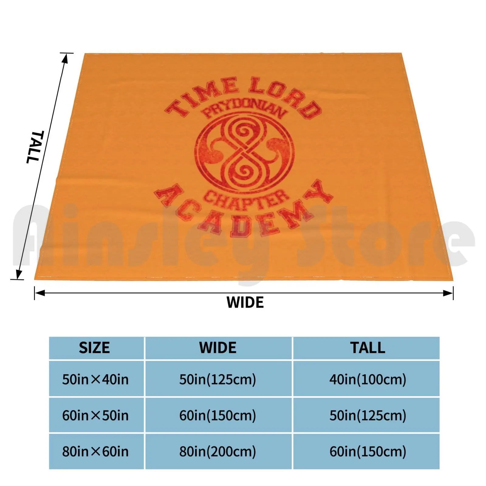 Модное одеяло Академия на заказ ТАРДИС расилон галлифри колледж университета