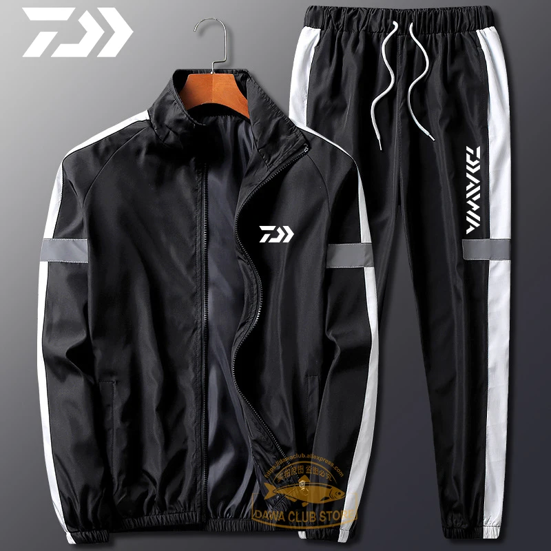 

Daiwa Fishing Suit Men Spring Autumn Thin Fishing Clothing Hooded Sports Hiking Fishing Jacket Outdoor Clothes Fishing Wear