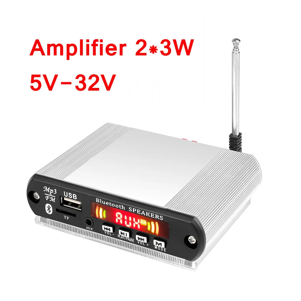MP3-плеер Bluetooth декодер плата автомобильный аксессуар с функцией записи 2*3 Вт