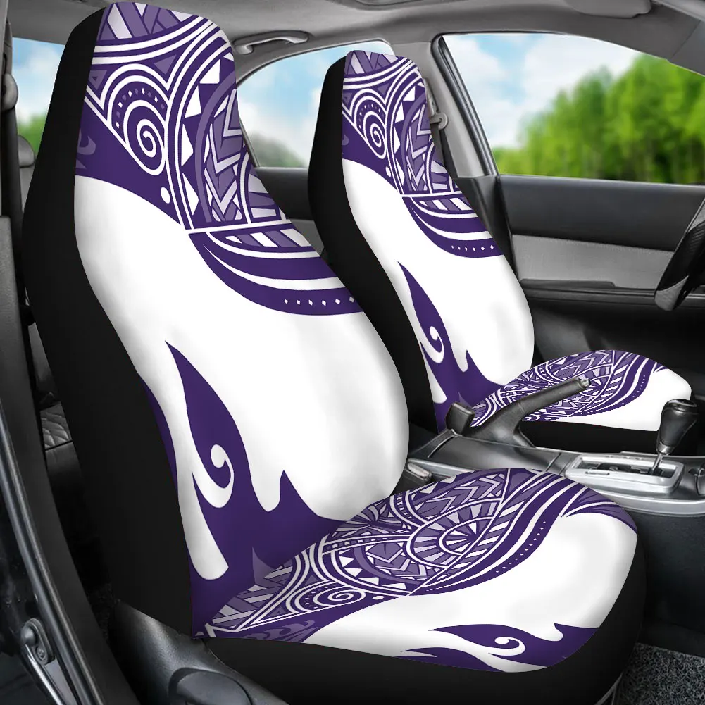 

2pcs/Set Car Seat Covers Polynesia Printed Durable Vehicle Seat Covers Anti-Slip Car Accessories Automobile Seats Protector 2021