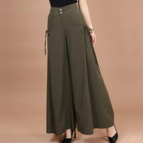 Женские винтажные Брюки Капри повседневные однотонные свободные хлопковые