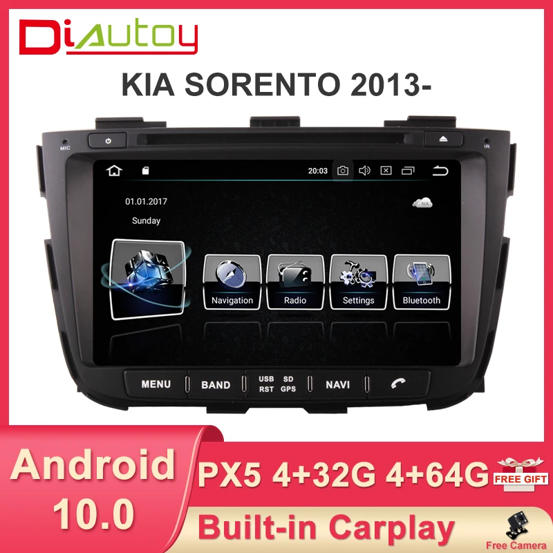 

Автомобильный DVD-плеер, 4 Гб + 64 ГБ, Android 9,0, для автомобиля Kia Sorento 2013, 2014, GPS-навигатор, головное устройство, видеоплеер, магнитофон для камеры
