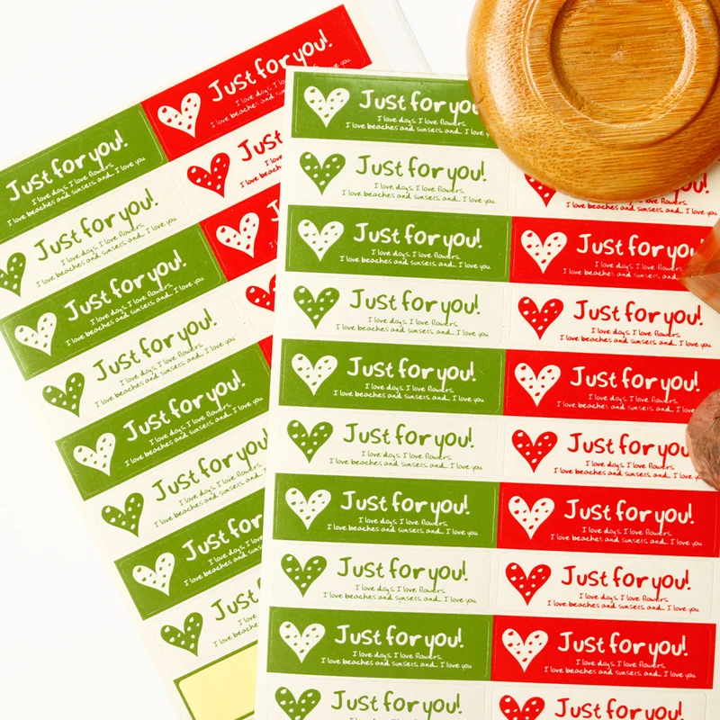 100 шт. наклейки для запечатывания вечерние подарочные пакеты упаковка s DIY