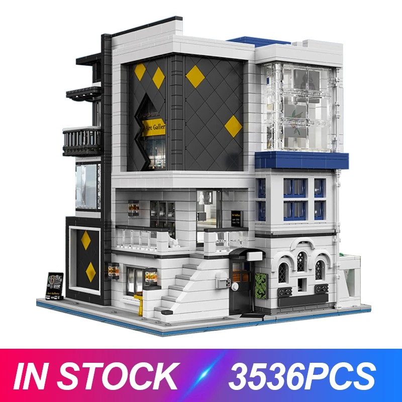 

16043 Art Gallery Showcase 3536pcs Moc Modular Building Blocks Bricks Educational Puzzle Toy Birthday Gift For Child