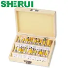 Набор фрез по дереву, 14 дюйма, 15 шт.