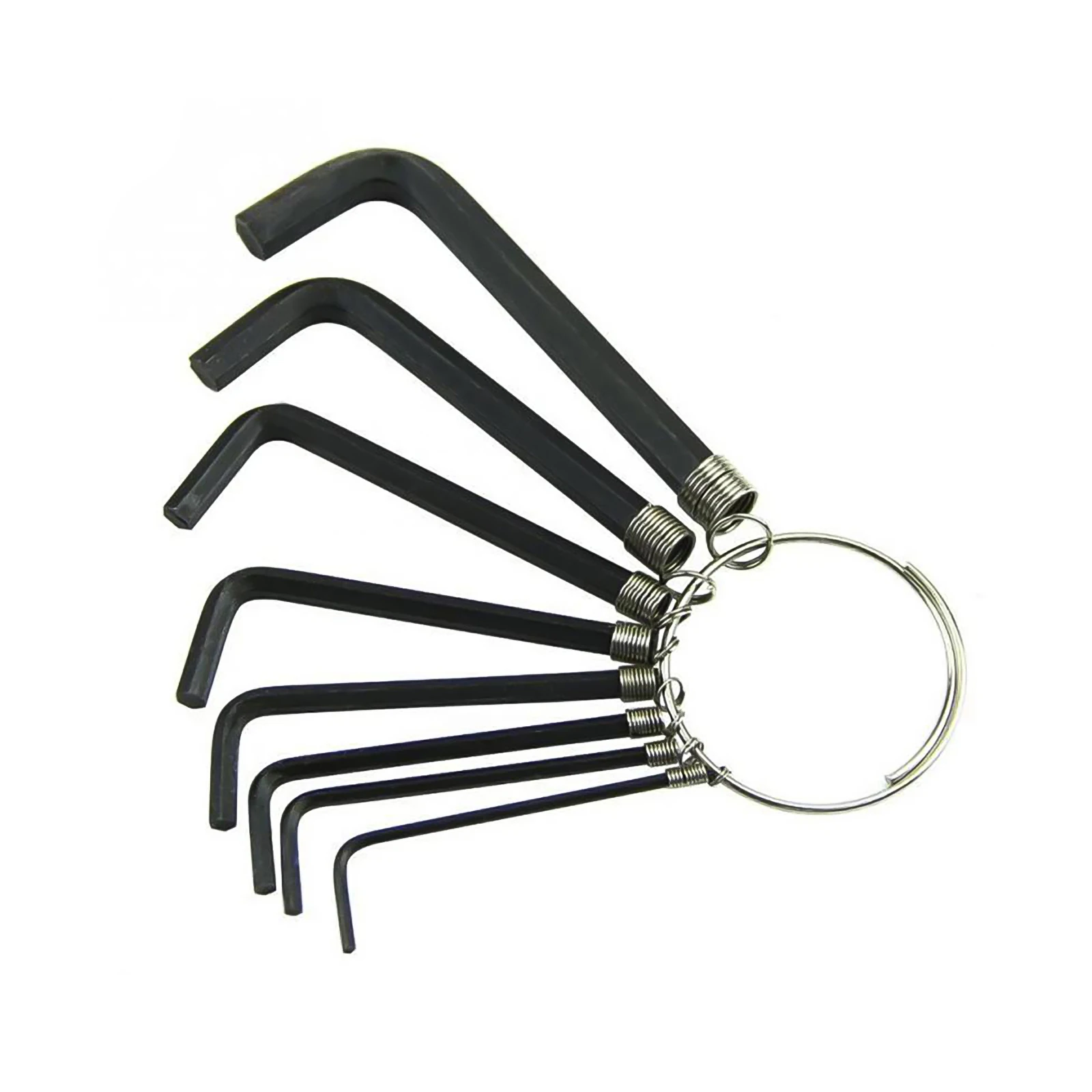 

8pcs Hexagonal Wrench Processing Hexagon Hex End Allen Key Wrench Bike Bicycle Repair Set Kit Tool 1.5mm-6mm Repairing Wrench