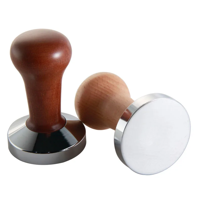 Кофемолка с деревянной ручкой 51 мм для бариста эспрессо|Темперы кофе| |