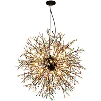 firework lusture led vintage chandelier llighting loft chandeliers ceiling for living room bedroom kitchen fixtrue lights