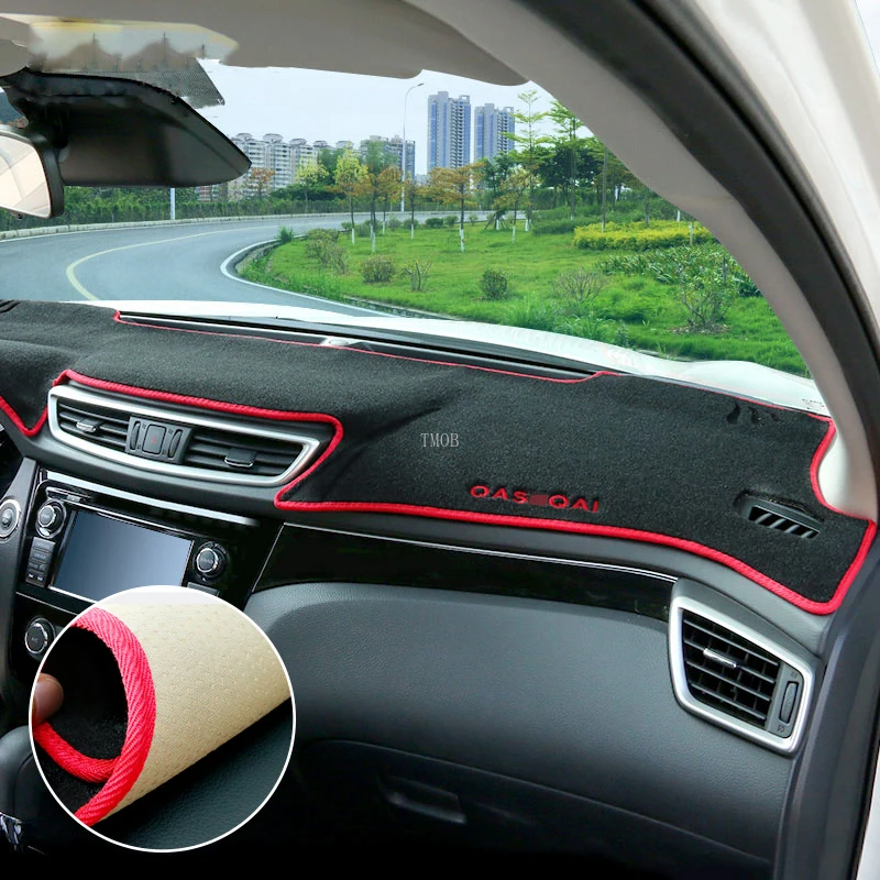 Автомобильный коврик для приборной панели Nissan Qashqai J11 X-trail X Tri T32 2014-2016 2017 2018 2019 -