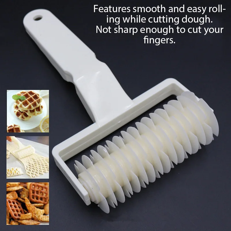 Пластиковая решетка для теста роликовый резак Тяговая сетка колесный нож