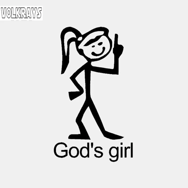 Volkrays индивидуальные автомобильные наклейки женские аксессуары в христианском