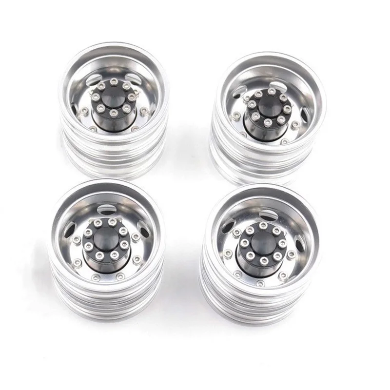 2 шт. ЧПУ задний обод колеса из металлического сплава для 1/14 Tamiya RC автомобиль