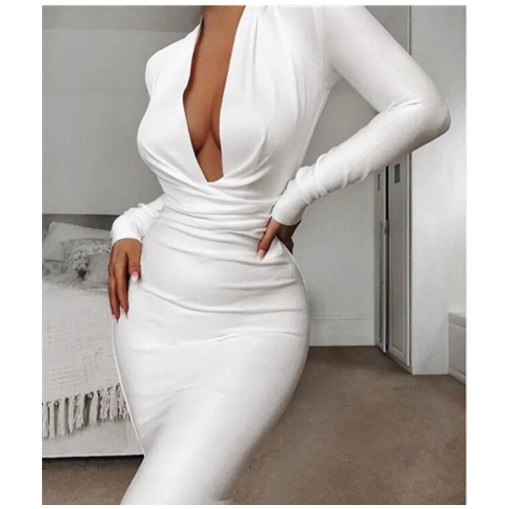 Комплект сексуального женского нижнего белья с v-образным вырезом длинным