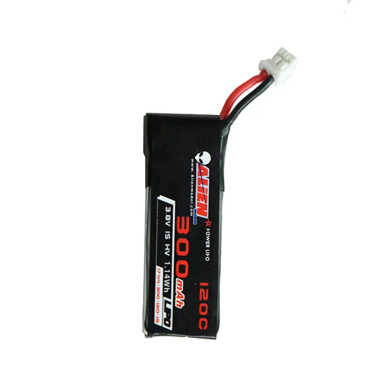 

300mAh 3.8V 1S Lipo Battery HV 4.35V 120C PH2.0 Plug Connector for Emax Nano Hawk Tinywhoop Spare Parts