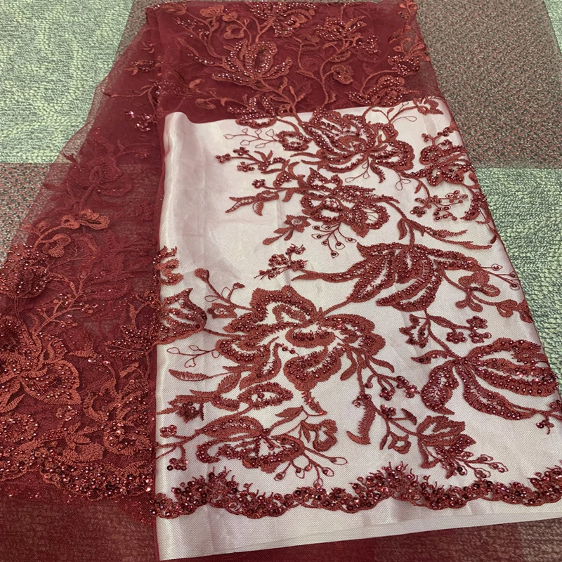 Новейшая Серебристая африканская кружевная ткань 2019 нигерийские кружева с