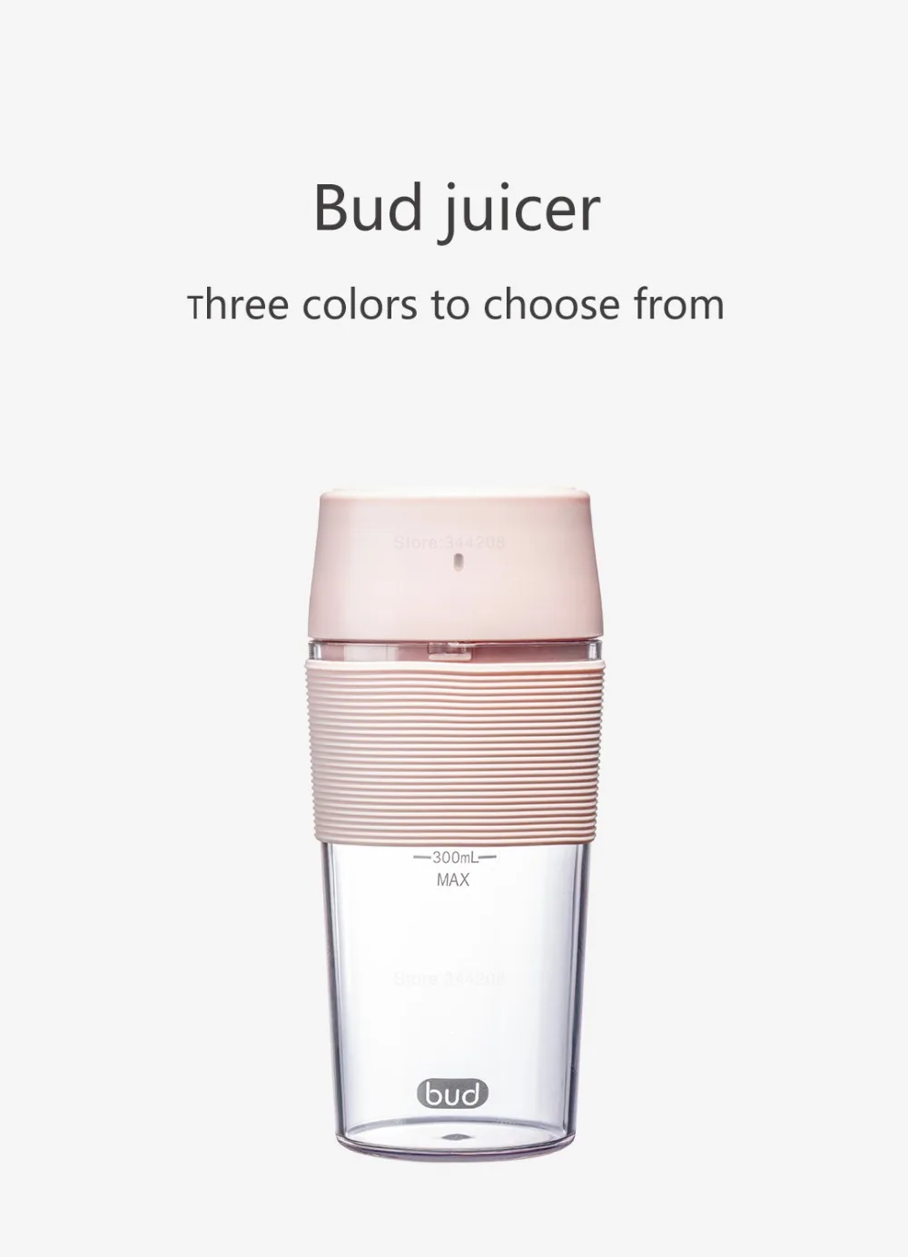 XIAOMI MIJIA Bud BR25E блендер портативный фруктовый стакан Электрический кухонный миксер соковыжималка кухонный комбайн машина 300 мл Магнитная Зарядка