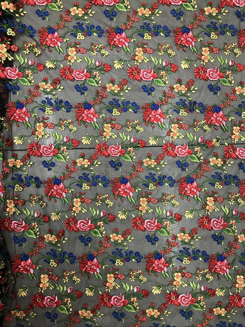 2019 уникальная искусственная вышивка французское кружево африканский тюль