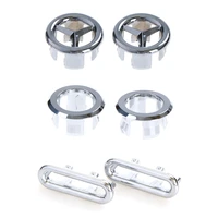 2pcslot bathroom basin sink overflow ring six foot round insert chrome hole cover cap