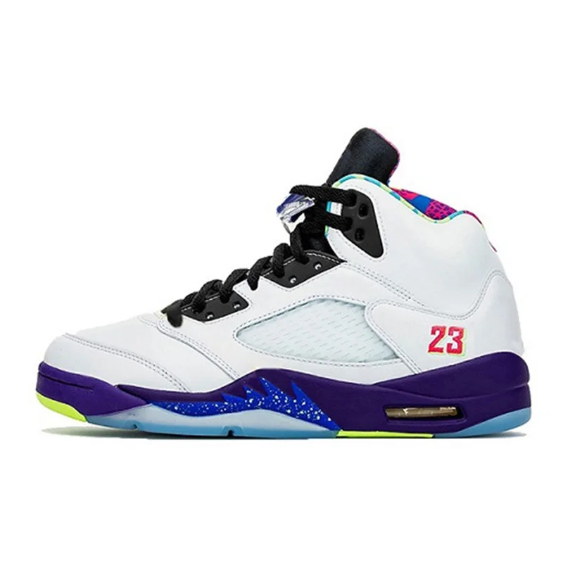 

Hot Sale 5S Men Basketball Shoes 5 Alternate White Black What The Fire Red International Designers Black Purple Trainers US 7-12