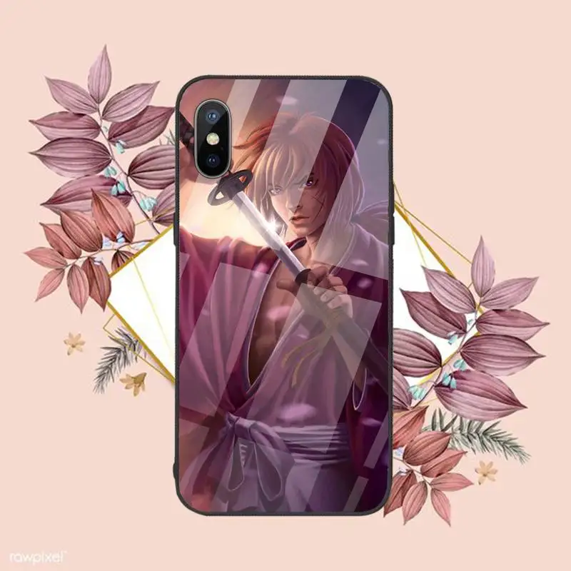 

Rurouni Kenshin Newly Phone Case Tempered glass For iphone 6 6S 7 8 plus X XS XR 11 12 mini PRO MAX