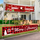 300x50 см большой Рождественский наружный баннер с надписью 
